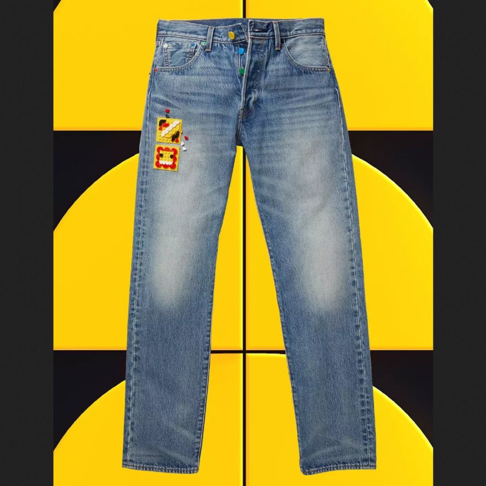 LEVI”S x LEGO 2020 Limited Edition Customizable 501 Jeans - Picture 1 of 14